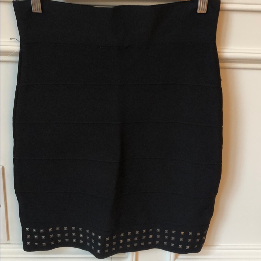 Vivienne Tam black stretch skirt NWT
